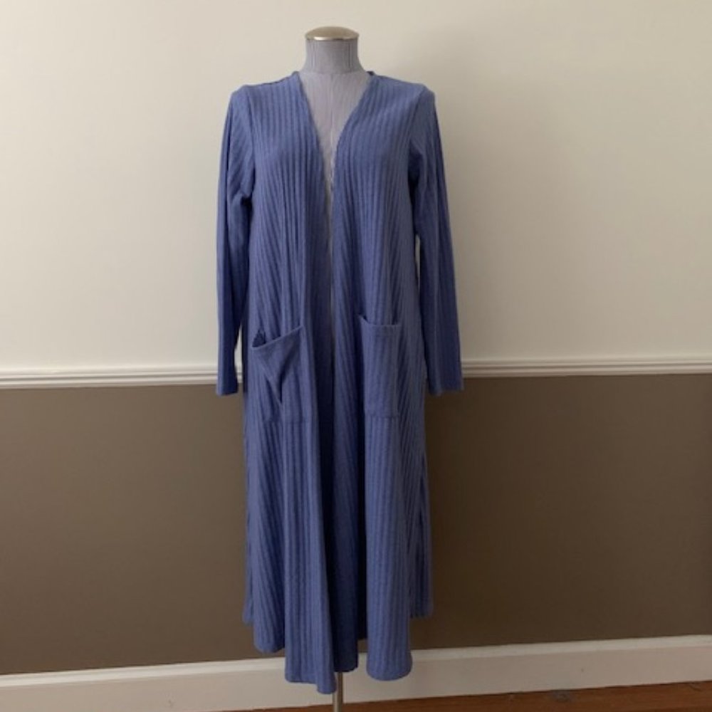 Lularoe Sarah Bright Blue Duster Medium